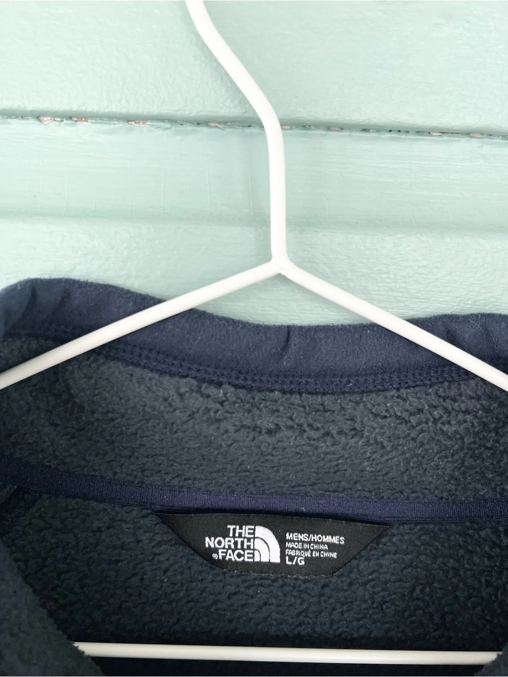 The north face men’s blue full zipper lace jacket light coat gorpcore size large